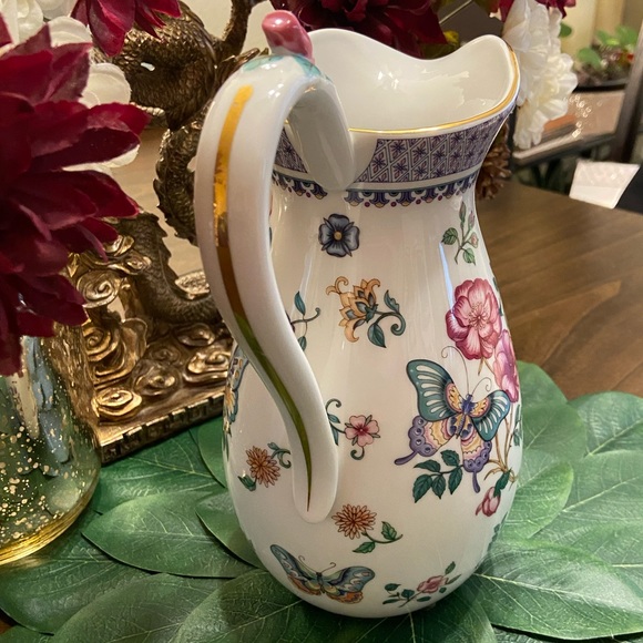 Vintage Danbury Mint Canton Rose Pitcher - Picture 3 of 16